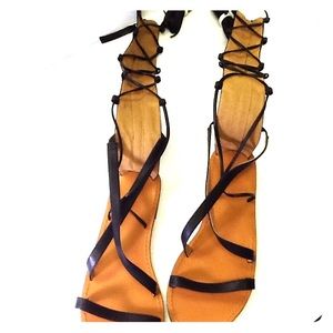 Gladiator Long Strappy Sandals EUR40